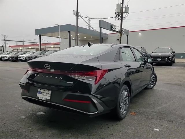 2025 Hyundai Elantra Hybrid Blue