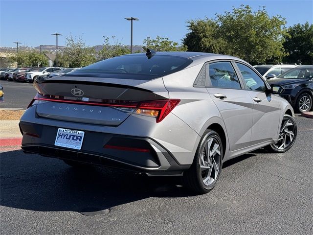 2025 Hyundai Elantra Hybrid Blue