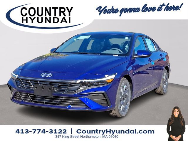 2025 Hyundai Elantra Hybrid Blue