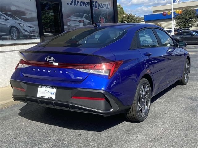 2025 Hyundai Elantra Hybrid Blue