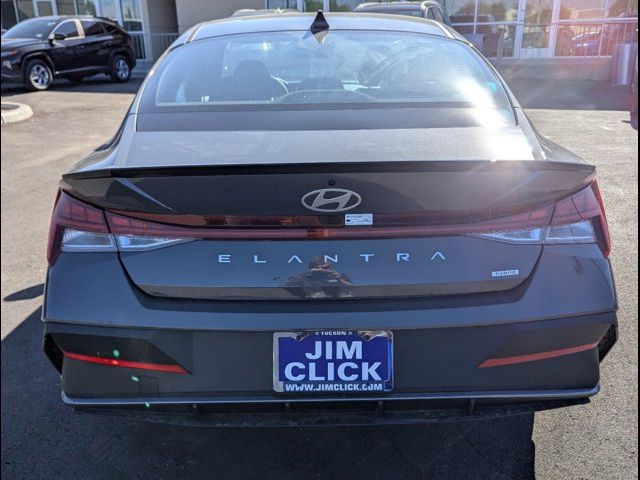 2025 Hyundai Elantra Hybrid Blue