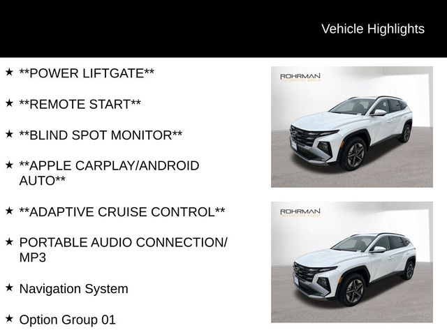2025 Hyundai Tucson SEL Convenience