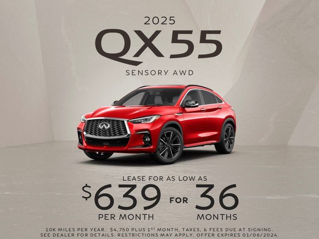 2025 INFINITI QX55 Sensory