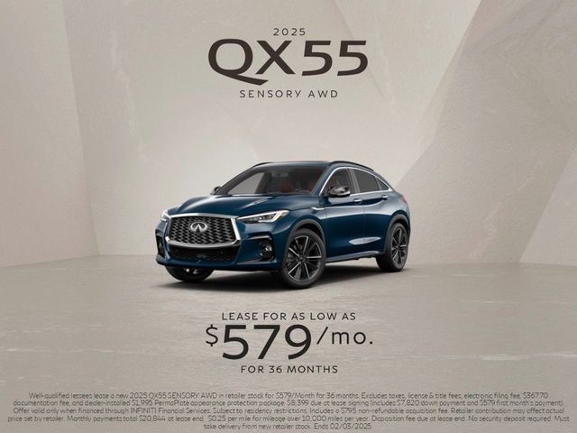 2025 INFINITI QX55 Sensory