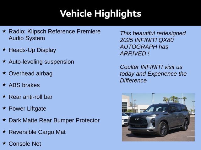 2025 INFINITI QX80 AUTOGRAPH