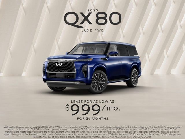 2025 INFINITI QX80 Luxe