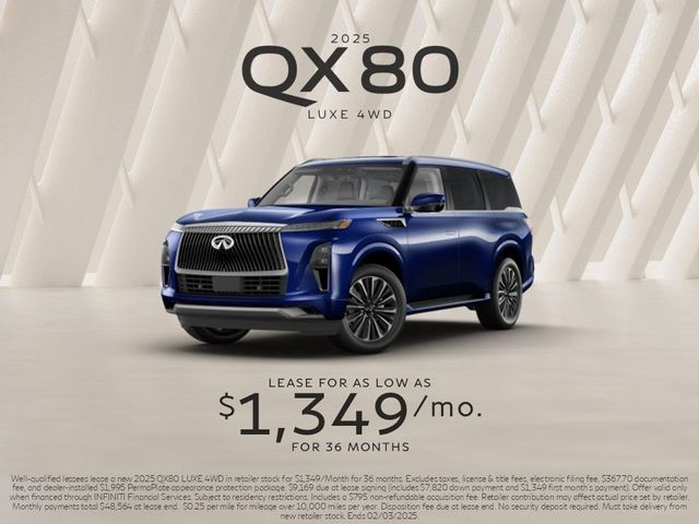 2025 INFINITI QX80 Luxe