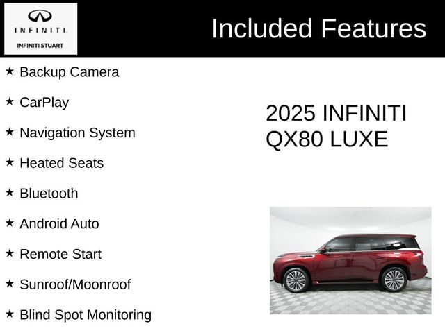 2025 INFINITI QX80 Luxe