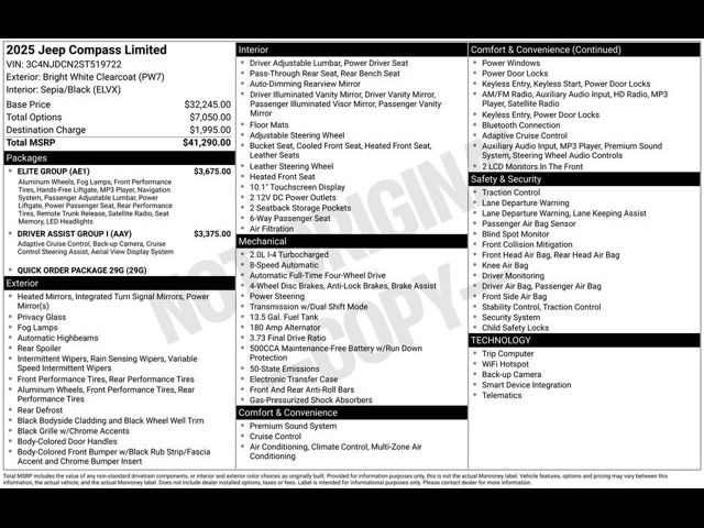 2025 Jeep Compass Limited