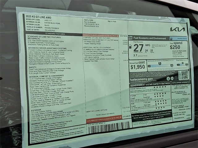 2025 Kia K5 GT-Line