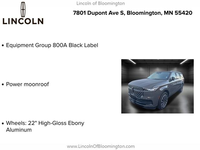 2025 Lincoln Navigator L Black Label