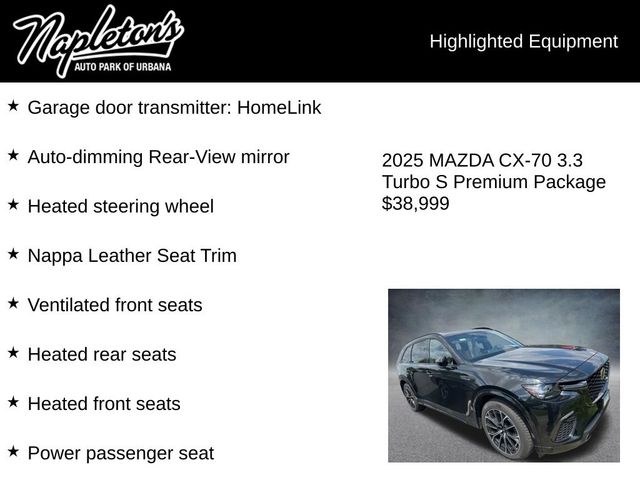 2025 Mazda CX-70 3.3 Turbo S Premium Package