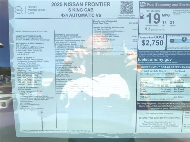 2025 Nissan Frontier S