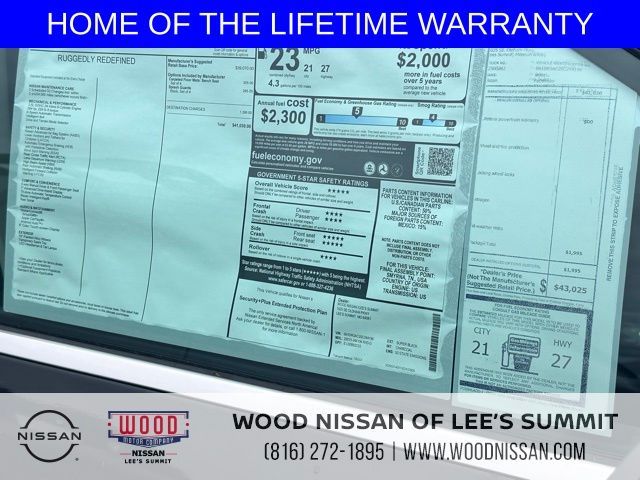 2025 Nissan Pathfinder S