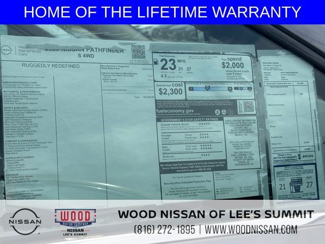 2025 Nissan Pathfinder S