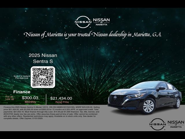 2025 Nissan Sentra S