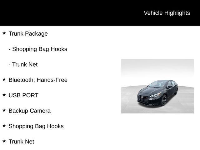 2025 Nissan Versa SR