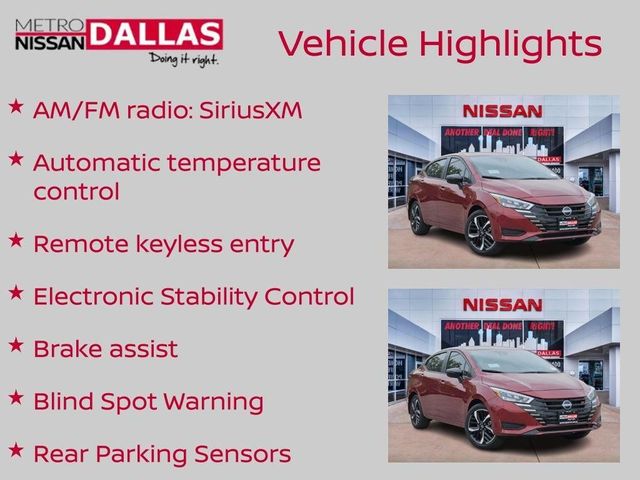 2025 Nissan Versa SR