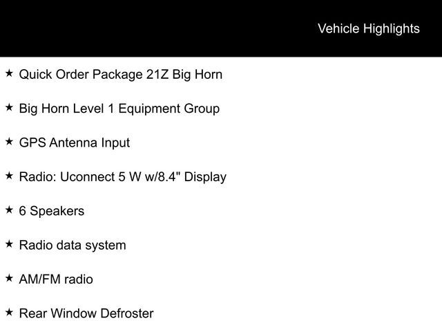 2025 Ram 1500 Big Horn