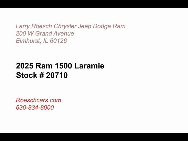 2025 Ram 1500 Laramie