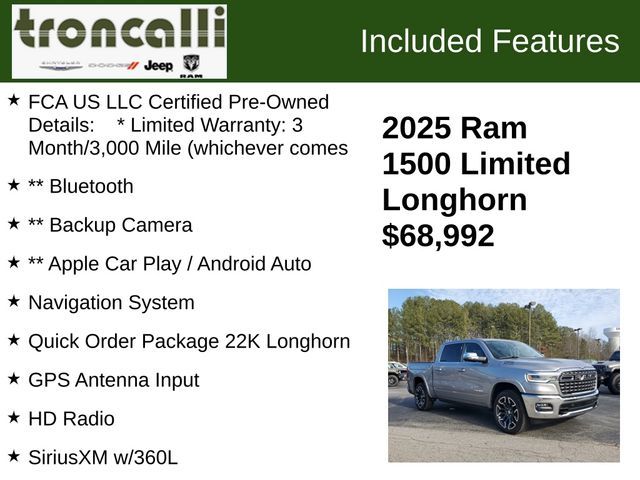 2025 Ram 1500 Longhorn