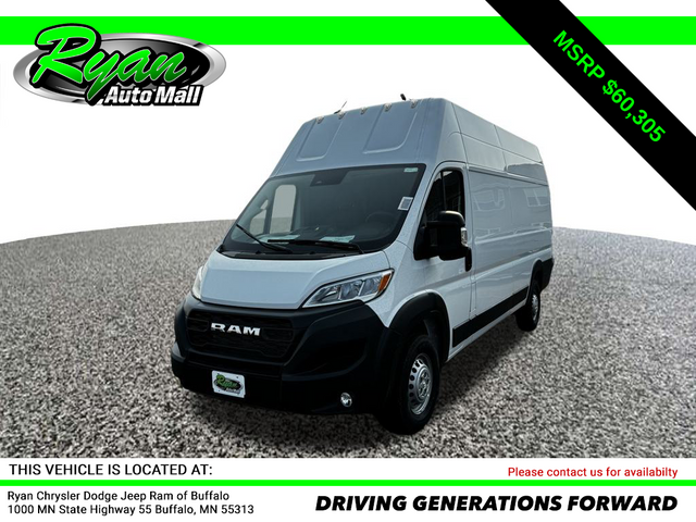 2025 Ram ProMaster Cargo Van Tradesman