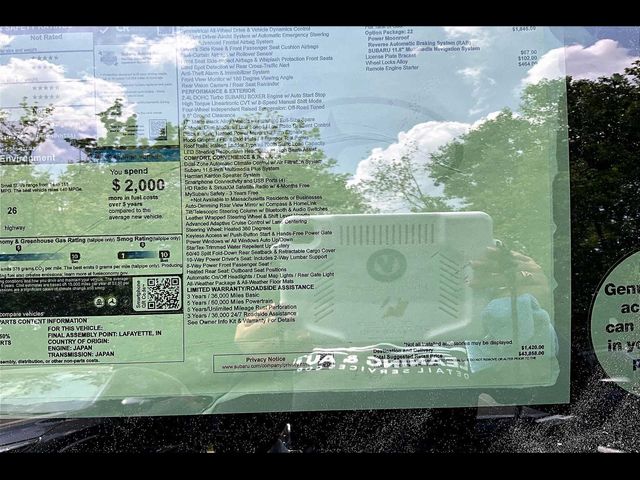 2025 Subaru Outback Wilderness