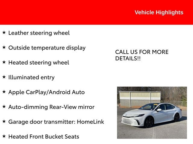 2025 Toyota Camry XSE