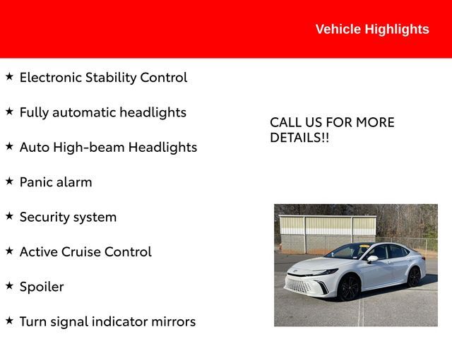 2025 Toyota Camry XSE