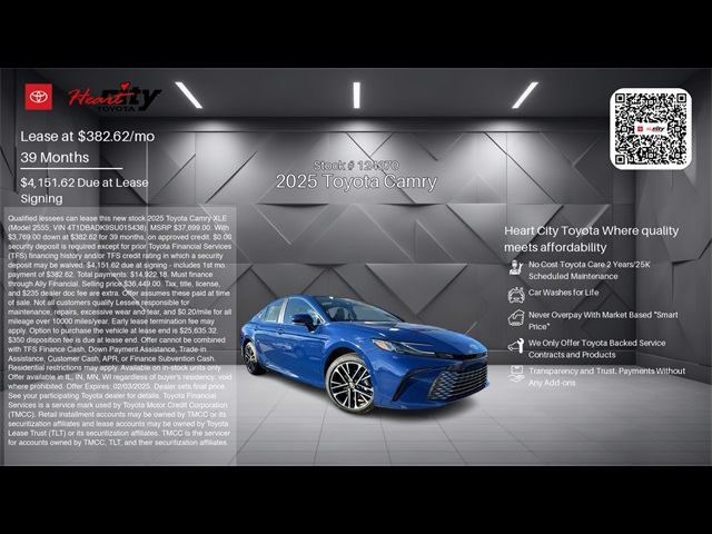 2025 Toyota Camry XLE