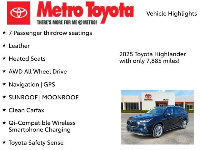 2025 Toyota Highlander Platinum