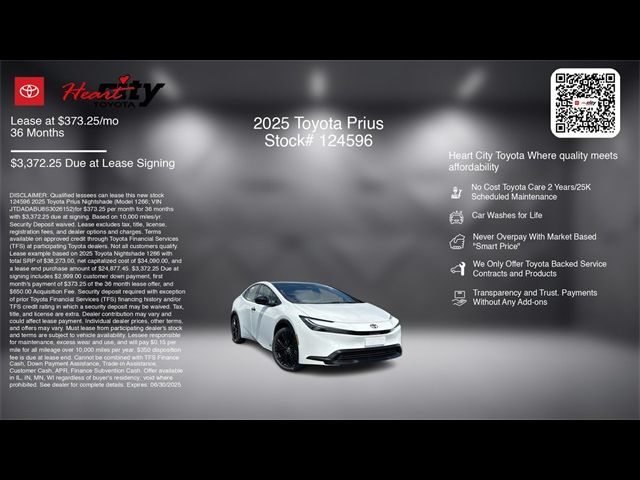 2025 Toyota Prius Nightshade