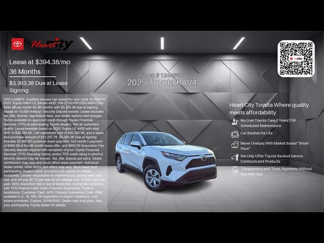 2025 Toyota RAV4 LE