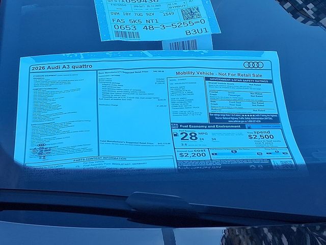 2026 Audi A3 
