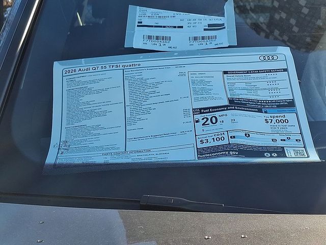 2026 Audi Q7 Premium Plus