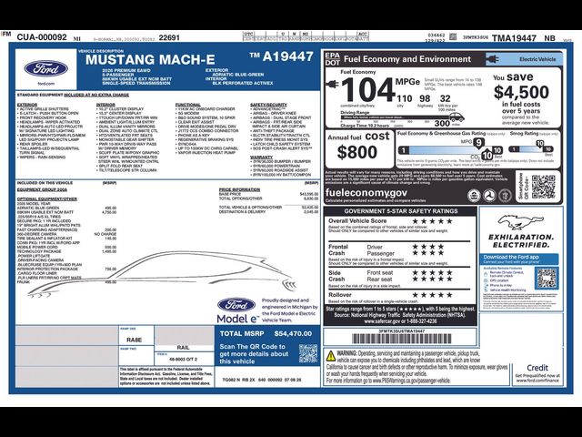 2026 Ford Mustang Mach-E Premium