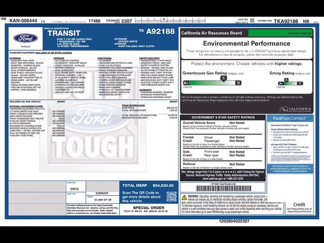 2026 Ford Transit Base