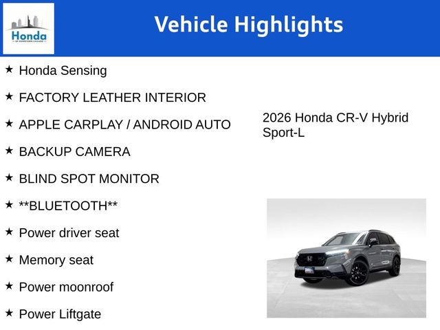 2026 Honda CR-V Hybrid Sport-L