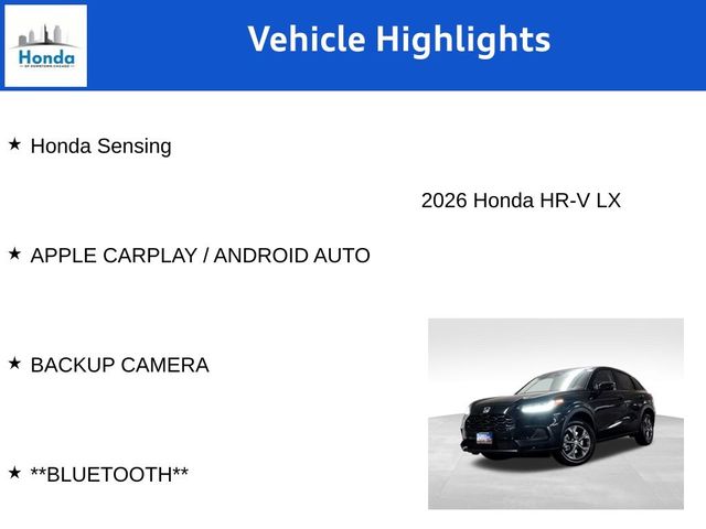 2026 Honda HR-V LX