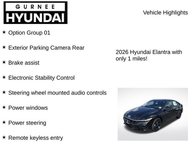 2026 Hyundai Elantra SEL Sport Plus