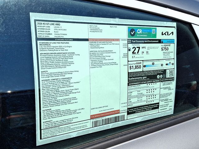 2026 Kia K5 GT-Line