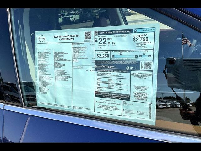 2026 Nissan Pathfinder Platinum