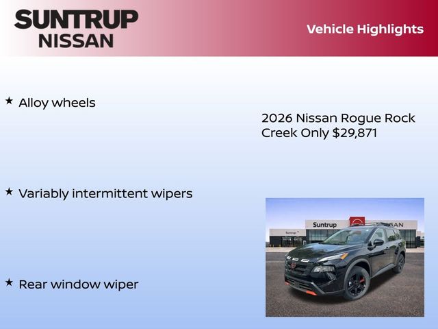 2026 Nissan Rogue Rock Creek