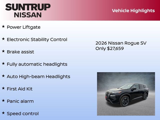 2026 Nissan Rogue SV