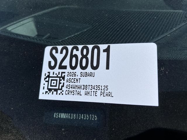 2026 Subaru Ascent Touring