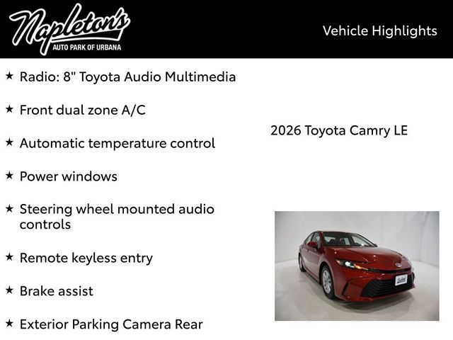 2026 Toyota Camry LE