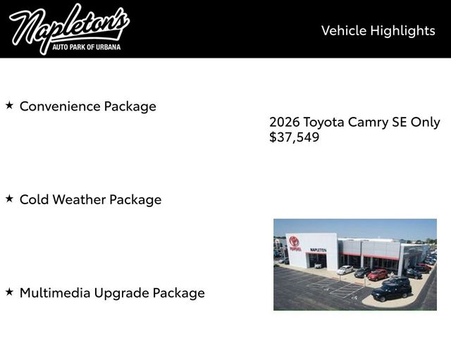 2026 Toyota Camry SE