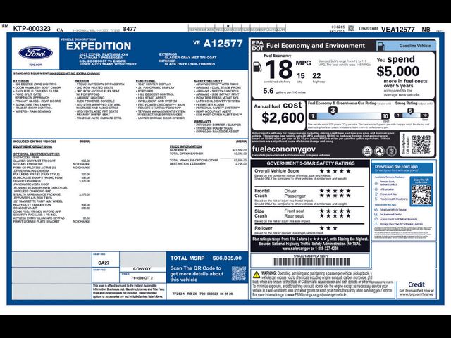2027 Ford Expedition Platinum