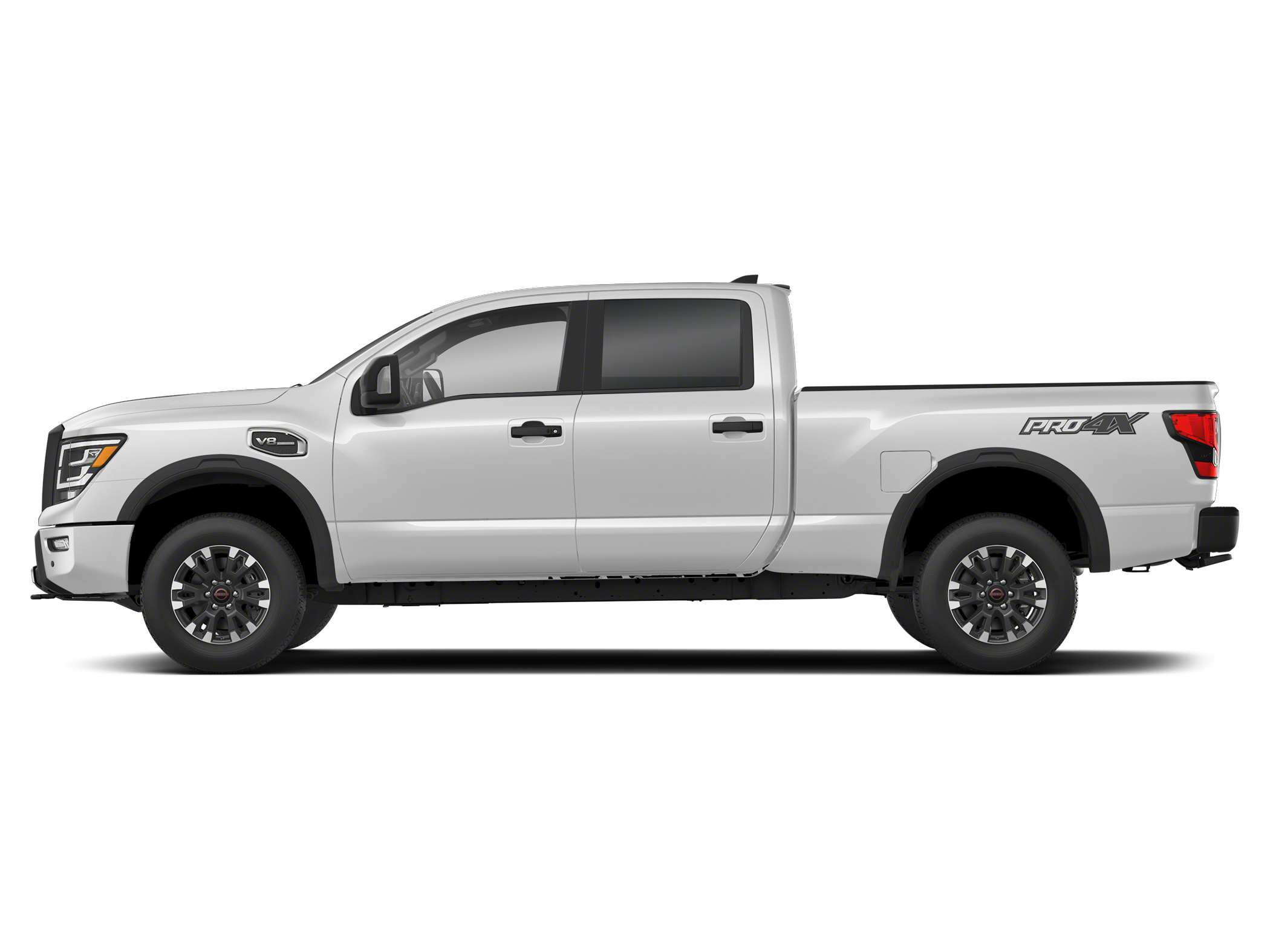 Hell Graphics PRO-4X CF Sticker Decal Set – 2-Piece, 2015-2019 Nissan Titan XD Bedside